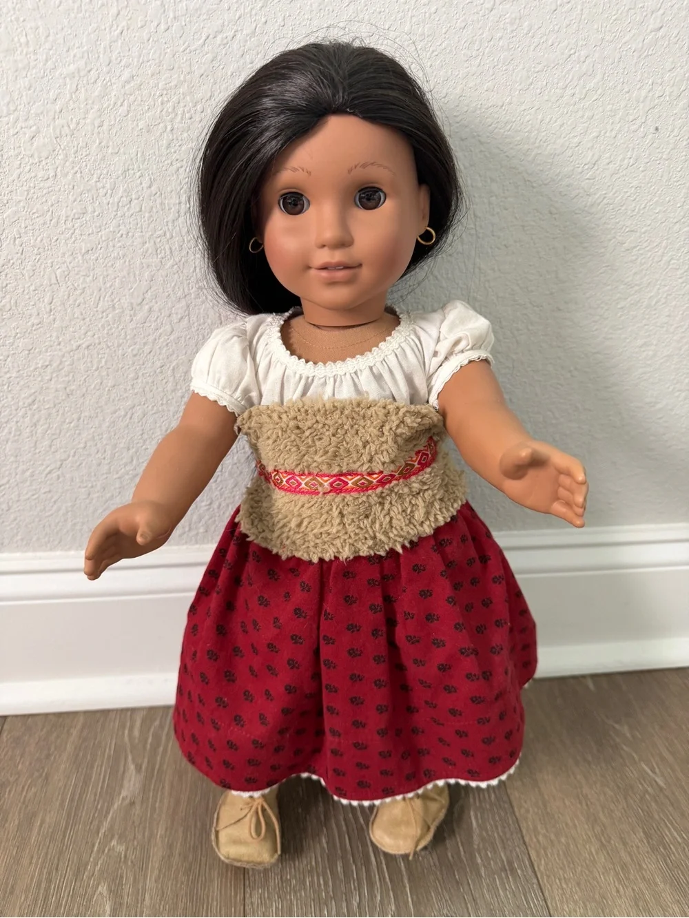 American Girl Doll Josefina Original Meet Outfit W/ Different Sash Very Good Con